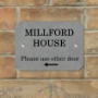 Picture of Modern House Sign Slate Effect Design