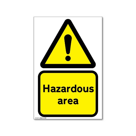 Picture of ECO Hazardous Area Sign