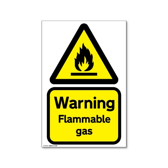 Picture of ECO Warning Flammable gas