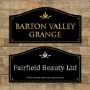 Picture of Classic Curved Top Entrance Wall Sign