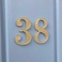 Picture of Self Adhesive House Numbers Acrylic Front Door