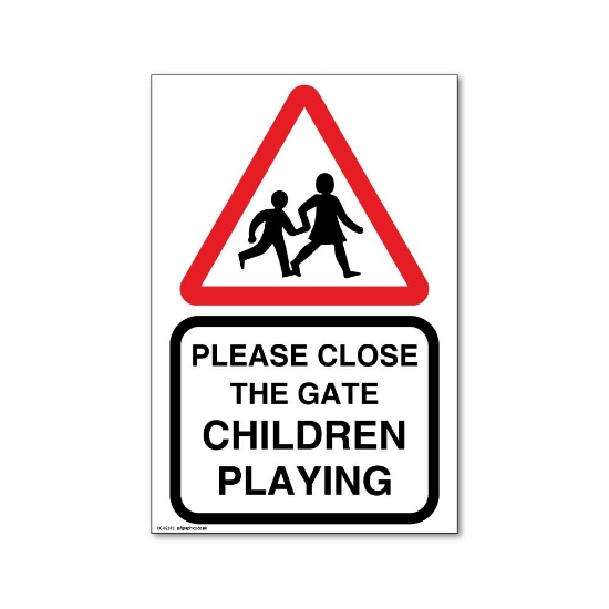 Picture of PLEASE CLOSE THE GATE SIGN