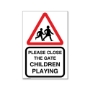 Picture of PLEASE CLOSE THE GATE SIGN