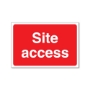 Picture of Site Access Sign
