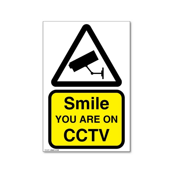 Picture of Smile YOU ARE ON CCTV Sign