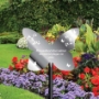 Picture of Butterfly Garden memorial plaque on stake