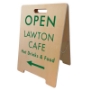 Picture of Double Sided Wooden A-Board Sign with carrying handle