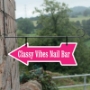 Picture of Personalised Hanging Arrow Sign