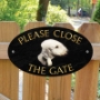 Picture of Please Close The Gate Sign, BEDLINGTON TERRIER
