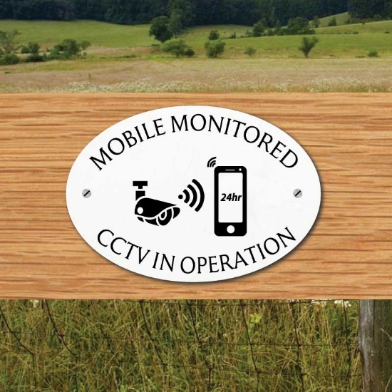 Picture of Mobile CCTV in operation sign