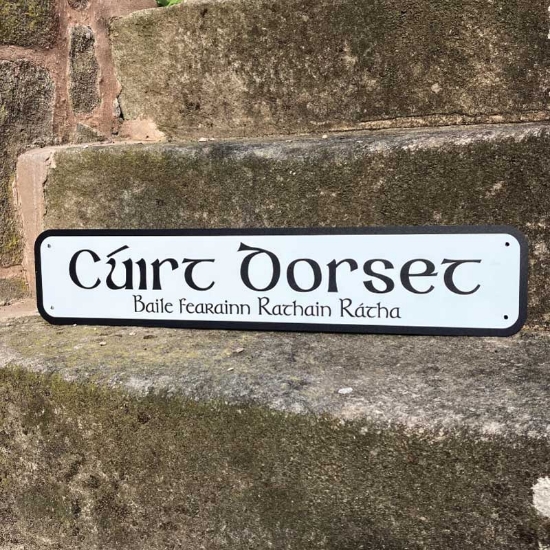 Picture of Irish Street Road Sign, Personalised with any text