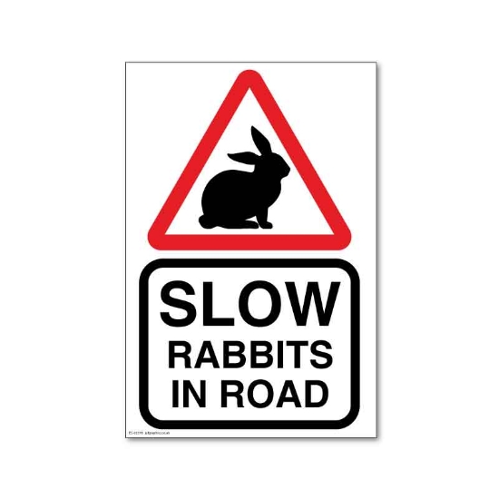 Picture of Rabbit Road Safety Sign