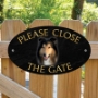 Picture of Please Close The Gate Tri Colour Collie Sign