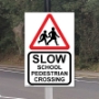 Picture of School Pedestrian Crossing Safety Sign