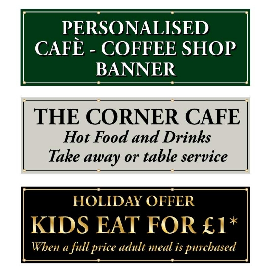 Picture of Personalised Cafe Banner