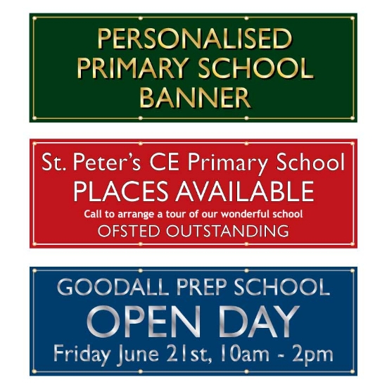 Picture of Personalised School Banner 