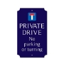 Picture of Private Drive Sign, Classic Design