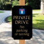 Picture of Private Drive Sign, Classic Design