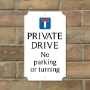 Picture of Private Drive Sign, Classic Design