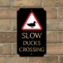 Picture of Ducks crossing sign, Classic Design