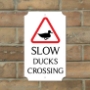 Picture of Ducks crossing sign, Classic Design