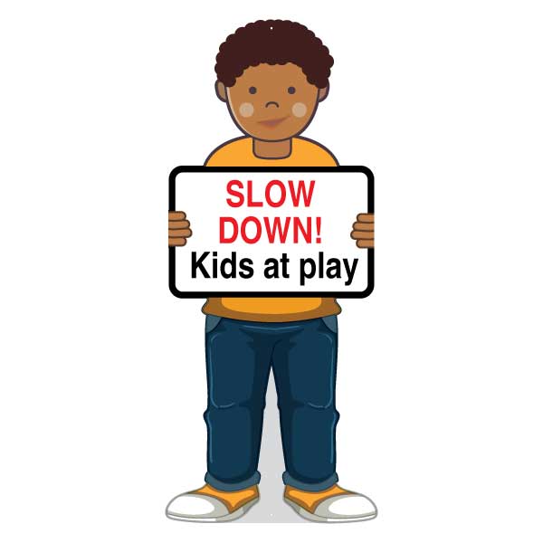 JAF Graphics. BAME Child Safety Sign