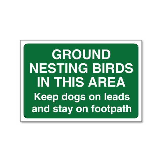 Picture of Ground Nesting Birds Sign