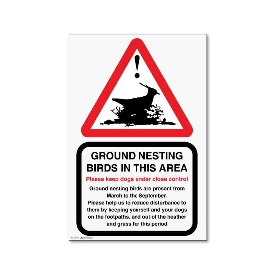 Picture of Nesting Birds Safety Sign 