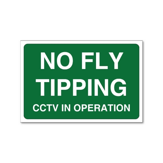 Picture of Fly Tipping CCTV Sign