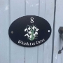 Picture of Snowdrop Flower House Sign Plaque