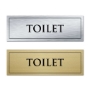 Picture of Classic Brushed Brass Toilet Door Sign