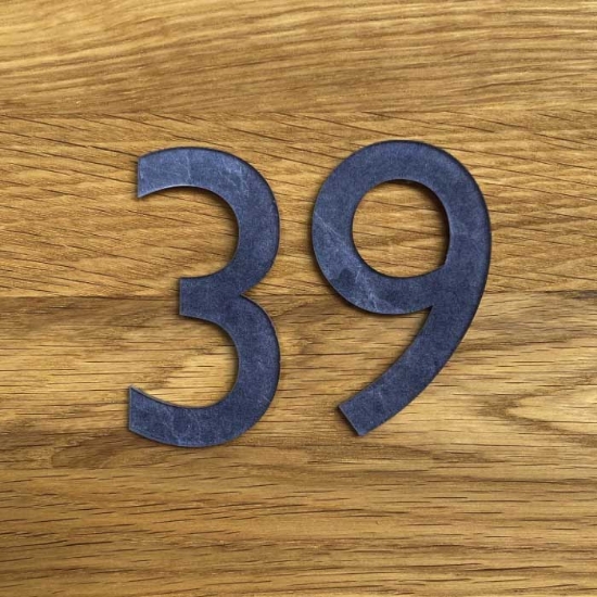 Picture of Slate Effect Front Door House Numbers