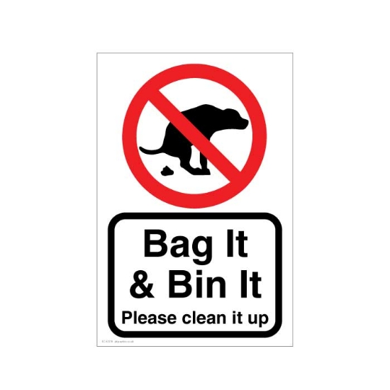 Picture of Pick up dog mess sign