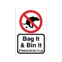 Picture of Pick up dog mess sign