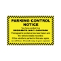 Picture of Window Screen Residents Parking Only Stickers 50 pack - copy