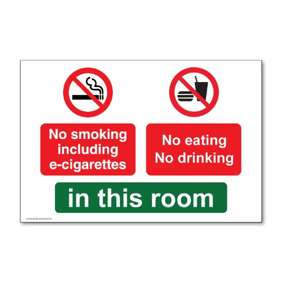 Picture of No smoking or food and drink in this room