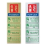 Picture of Powder Fire Extinguisher Use Sign - Brass or Silver