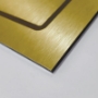 Picture of Classic Brushed Brass Do not use lift fire sign