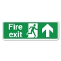 Picture of Fire Exit Up Arrow Sticker - Vinyl Sticker