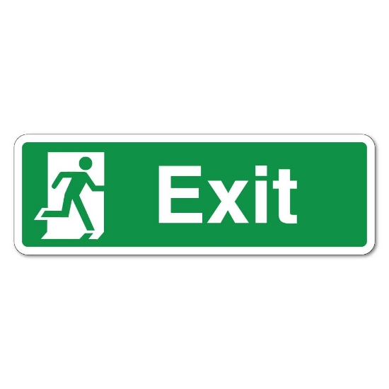 Picture of Exit Sign - 3mm Acrylic Sign