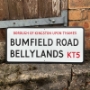 Picture of Vintage London Street Sign, Road Sign, Plaque Personalised any text you like