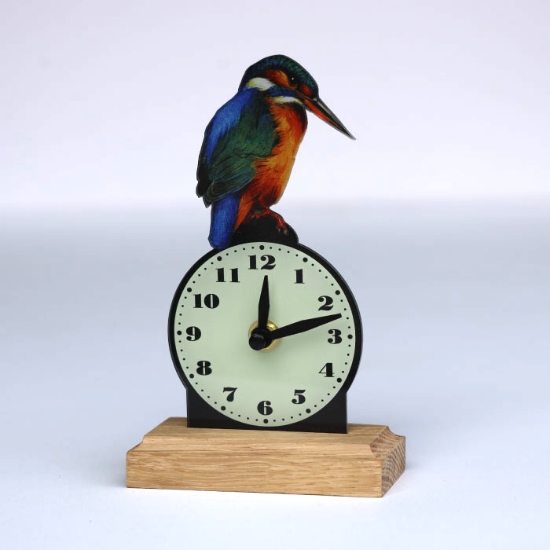 Picture of Kingfisher Bird Mantel Clock