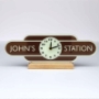 Picture of Railway Totem Sign Mantel Clock