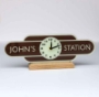 Picture of Railway Totem Sign Mantel Clock