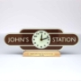 Picture of Railway Totem Sign Mantel Clock