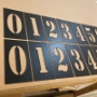 Picture of Reusable Rigid Stencil Number Set
