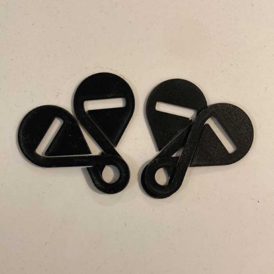 Picture of Black Hanging Hooks for lightweight hanging sign