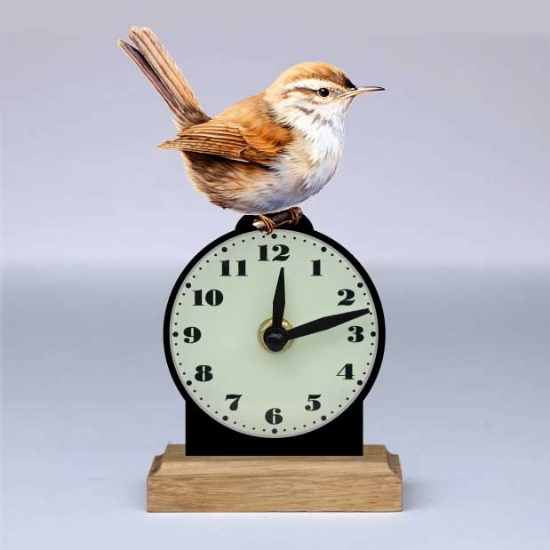 Picture of Wren Bird Mantel Clock 