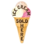 Picture of Ice Cream Sold Here Outdoor Sign