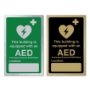 Picture of External AED Defibrillator Location Sign